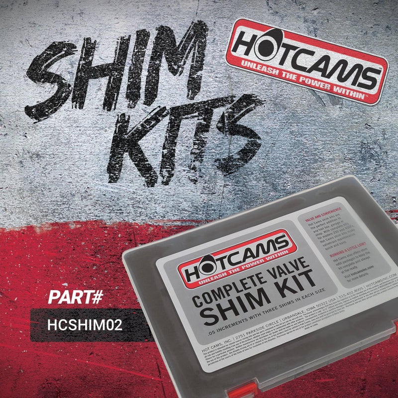 Hot Cams HCSHIM02 Complete Shim Kit Compatible with/Replacement for Arctic Cat ATV DVX 400 /Honda CRF 450R CRF450X TRX 450ER TRX 450R /Kawasaki KFX 400 KFX 450R KLX 450R KX 450F/Suzuki - Image 4